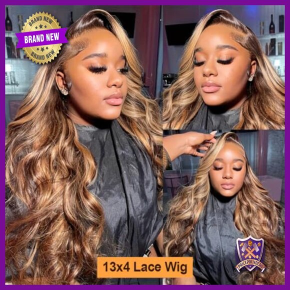 24 Inch Human Hair Lace Front Wig Body Wave 180 Density Pre Plucked main image 5
